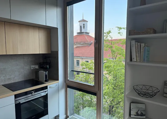 Manto Namai In The Center Of With A View Apartamento